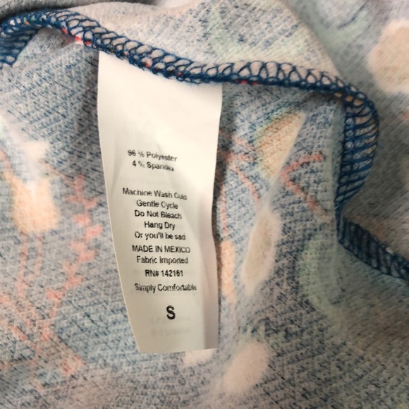 NWT Small Lularoe floral Cassie pencil skirt - Picture 8 of 8